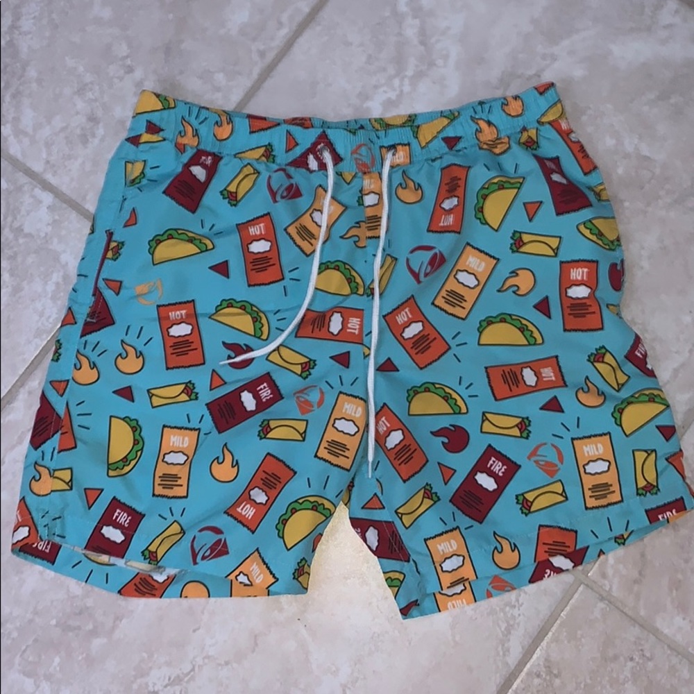 Taco Bell Swim Trunks